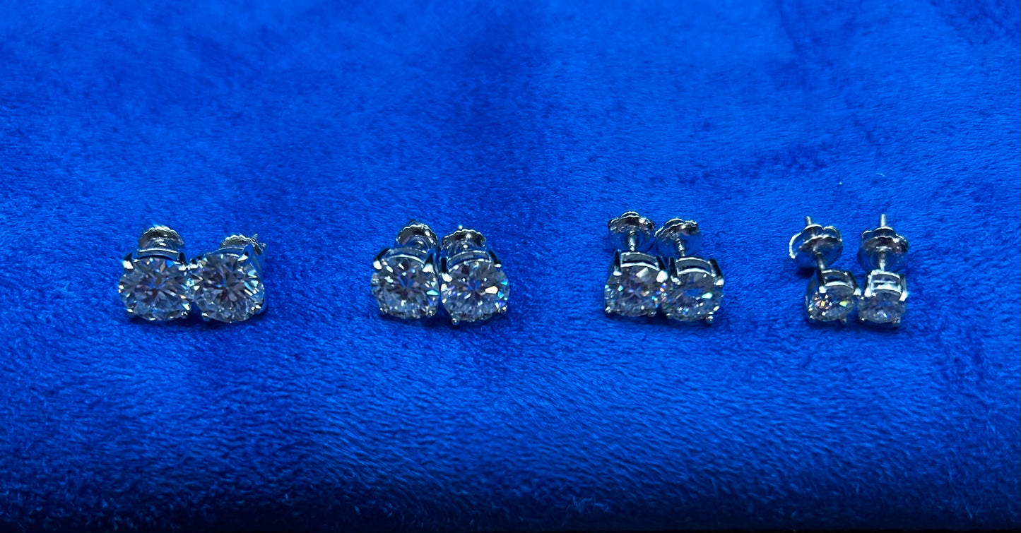 Stud Earrings (5-8mm)